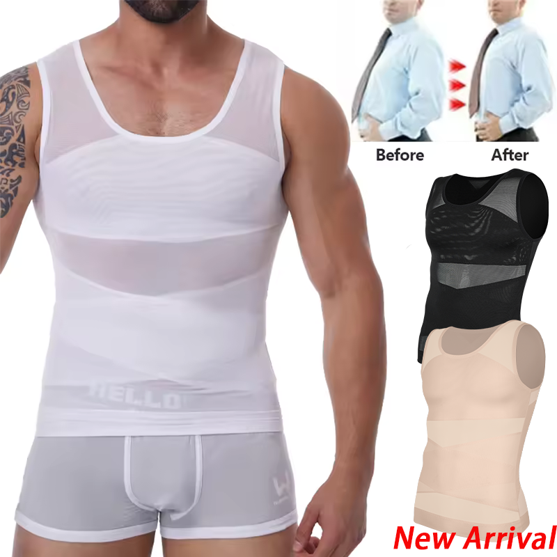 Compression Shirt for Men Slim - огляд і ціна Sleeveless Undershirt