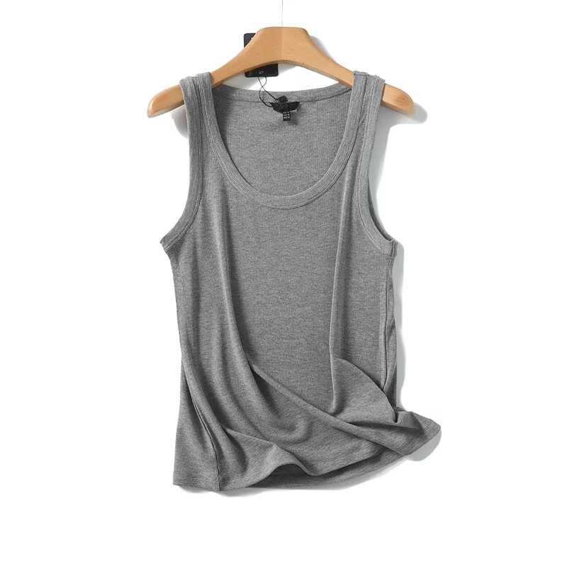 Maxdutti Solid Slim Fit Summer - огляд і ціна Tank Top Ribbed