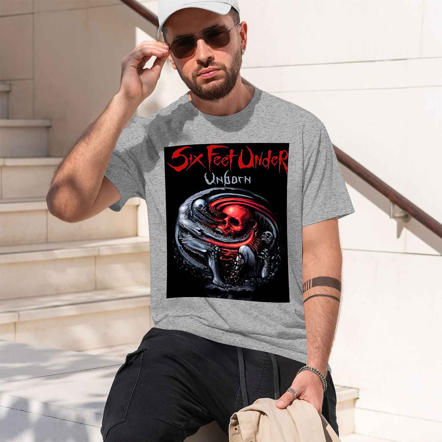 Six Feet Under – Unborn back 2 - огляд і ціна Undershirt Crew Neck