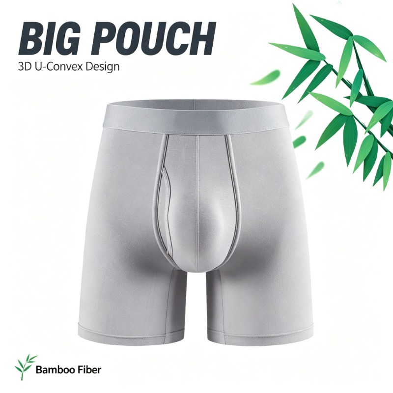 Men Bamboo Fiber Boxer Briefs  - огляд і ціна Bamboo Fiber Trunk
