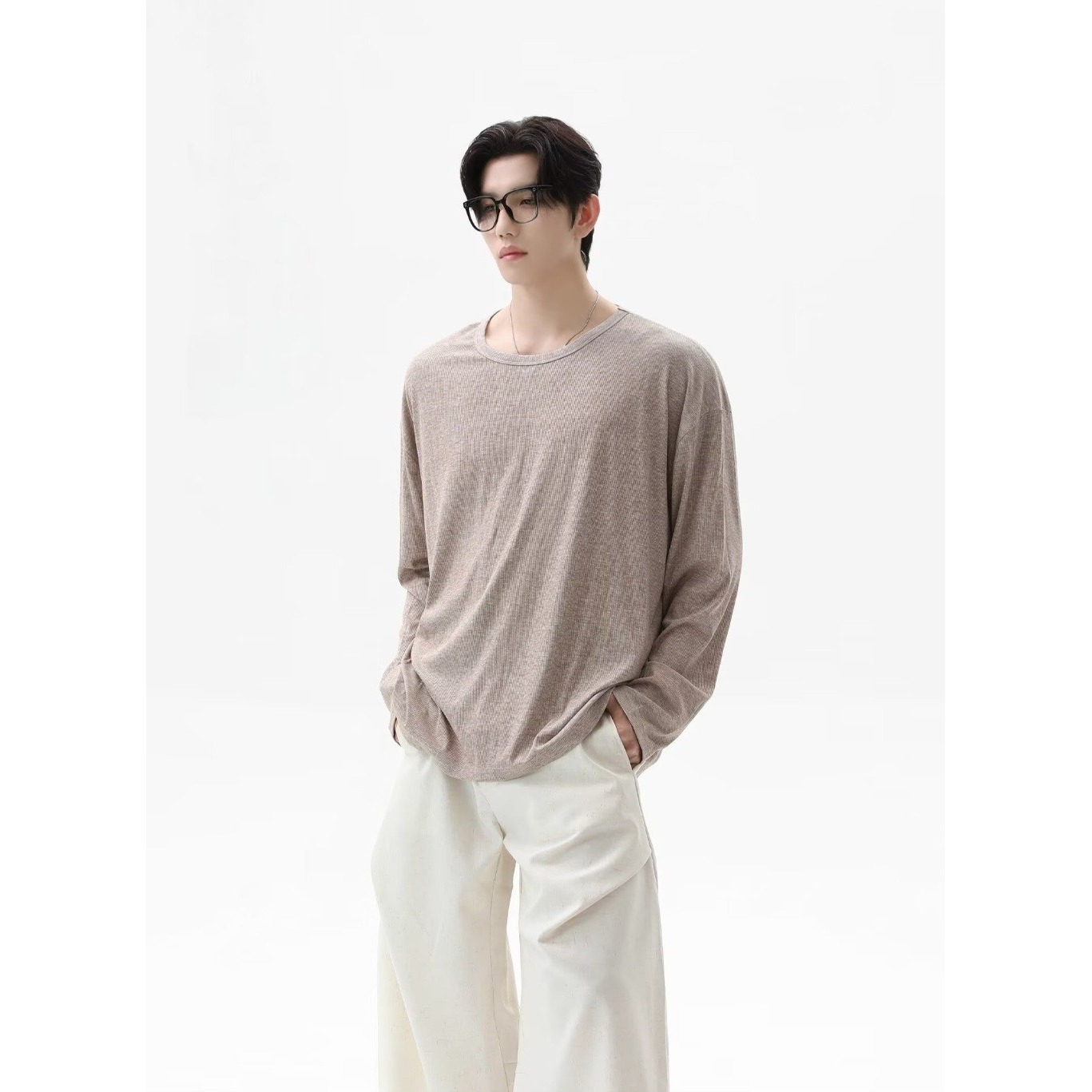 2026 Autumn New Texture Long S - огляд і ціна Undershirt Crew Neck