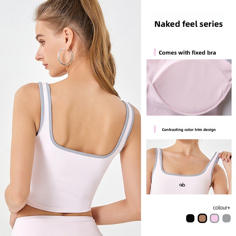 Women Summer Ribbed Yoga Tank  - огляд і ціна Tank Top Ribbed